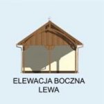 Elewacja projektu BGS3 budynek gospodarczy - 2