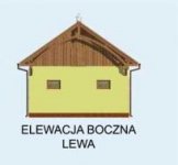 Elewacja projektu BGS4 budynek gospodarczy - 2