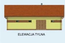 Elewacja projektu BGS4 budynek gospodarczy - 3