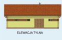 Projekt budynku gospodarczego BGS4 budynek gospodarczy - elewacja 3