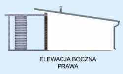 Elewacja projektu KL2 Kuchnia letnia / Bud. gospodarczy - 4