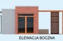 Projekt budynku gospodarczego KL4 Kuchnia letnia / Bud. gospodarczy - elewacja 3