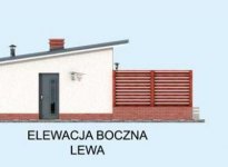 Elewacja projektu KL3 Kuchnia letnia / Bud. gospodarczy - 2