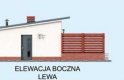 Projekt budynku gospodarczego KL3 Kuchnia letnia / Bud. gospodarczy - elewacja 2