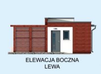 Elewacja projektu KL5 Kuchnia letnia / Bud. gospodarczy - 2