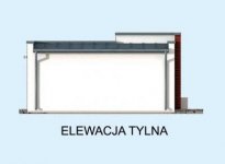 Elewacja projektu KL5 Kuchnia letnia / Bud. gospodarczy - 3