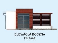 Elewacja projektu KL5 Kuchnia letnia / Bud. gospodarczy - 4