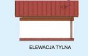 Projekt budynku gospodarczego KL6 Kuchnia letnia / Bud. gospodarczy - elewacja 3