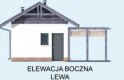 Projekt budynku gospodarczego KL7 Kuchnia letnia / Bud. gospodarczy - elewacja 2