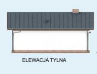 Elewacja projektu KL8 Kuchnia letnia / Bud. gospodarczy - 3