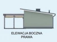 Elewacja projektu MANAGUA dom letniskowy - 3