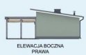 Projekt domu letniskowego MANAGUA  - elewacja 3