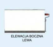 Elewacja projektu KL9 Kuchnia letnia / Bud. gospodarczy - 2