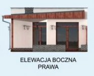 Elewacja projektu KL9 Kuchnia letnia / Bud. gospodarczy - 4