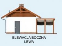 Elewacja projektu BELO HORIZONTE dom letniskowy - 2