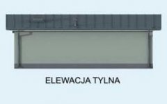 Elewacja projektu KL11 Kuchnia letnia / Bud. gospodarczy - 3