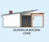 Elewacja projektu GRENADA dom letniskowy - 2