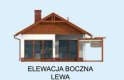 Projekt budynku gospodarczego KL12 Kuchnia Letnia / Bud. gospodarczy - elewacja 2