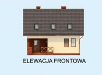 Elewacja projektu SEVILLA 2 szkielet drewniany - 1