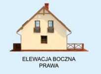 Elewacja projektu SEVILLA 2 szkielet drewniany - 4