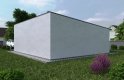 Projekt domu energooszczędnego G127 - Budynek garażowo - gospodarczy  - wizualizacja 1