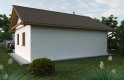Projekt domu energooszczędnego G131 - Budynek garażowy - wizualizacja 1