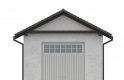 Projekt domu energooszczędnego G137 - Budynek garażowy - elewacja 1