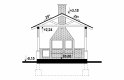 Projekt budynku gospodarczego G139 - Altana ogrodowa - przekrój 1