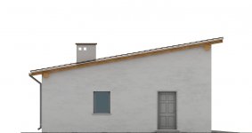 Elewacja projektu G142 - Budynek garażowy - 3 - wersja lustrzana