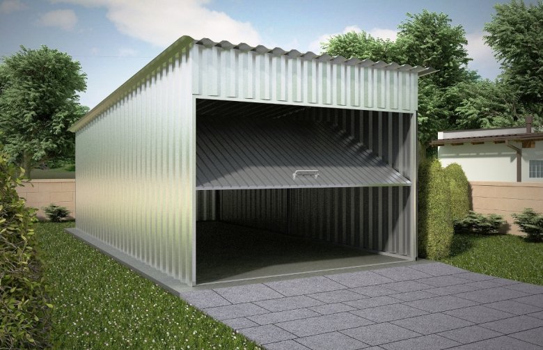Projekt domu energooszczędnego G143 - Budynek garażowy