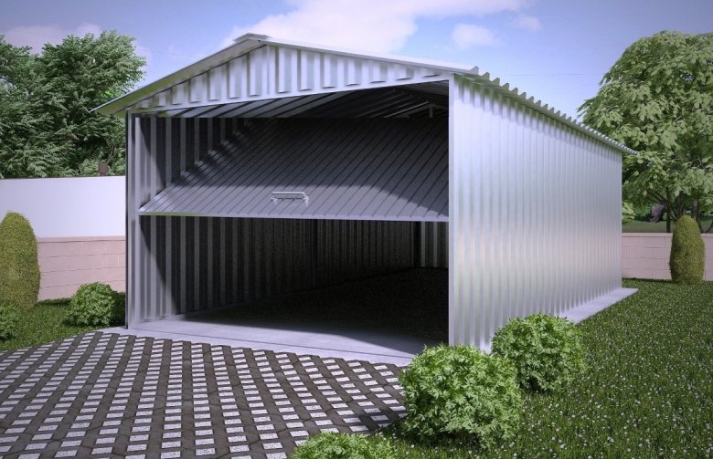Projekt domu energooszczędnego G145 - Budynek garażowy