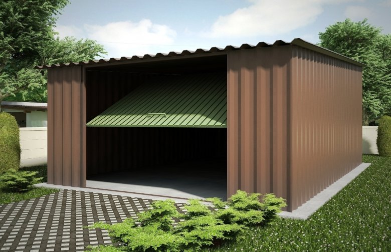 Projekt domu energooszczędnego G146 - Budynek garażowy