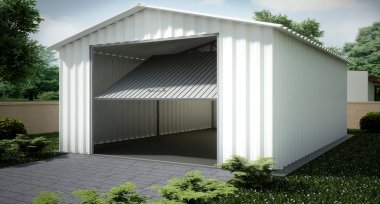 Projekt domu G147 - Budynek garażowy
