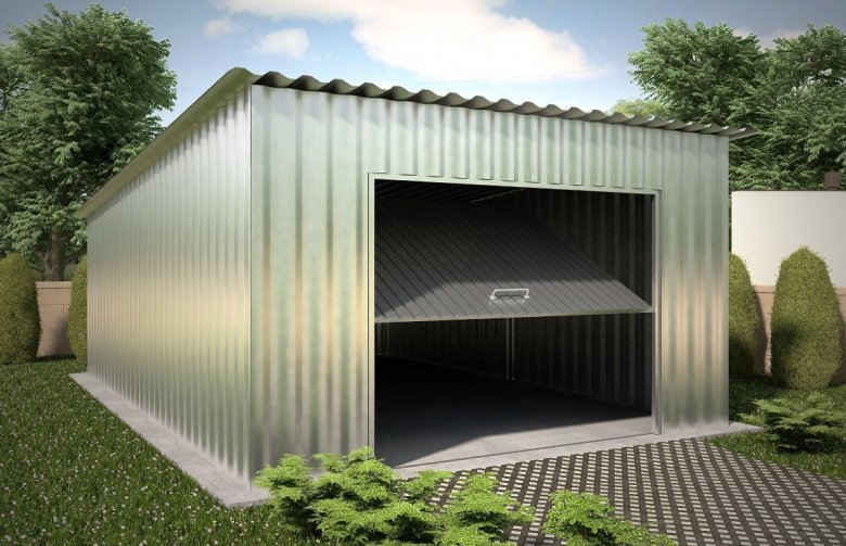 Projekt domu energooszczędnego G148 - Budynek garażowy