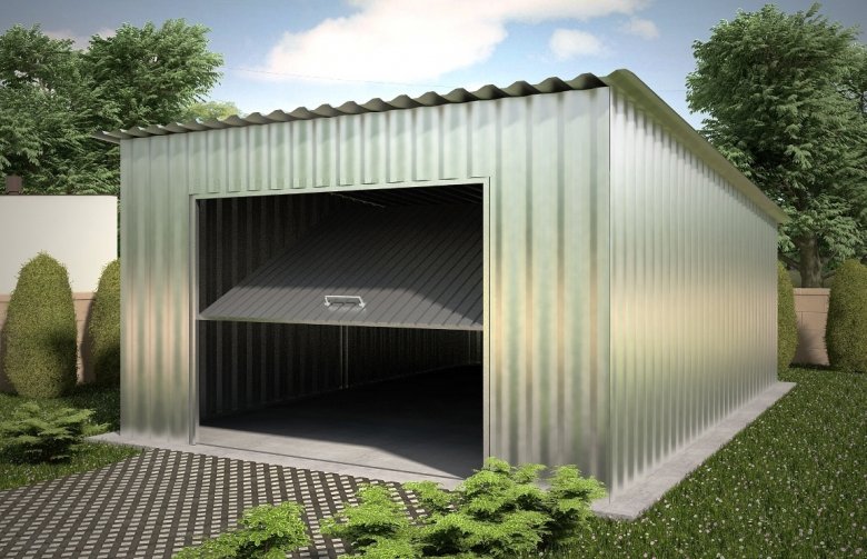 Projekt domu energooszczędnego G148 - Budynek garażowy
