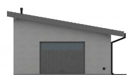 Elewacja projektu G149 - Budynek garażowy - 1