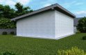 Projekt domu energooszczędnego G149 - Budynek garażowy - wizualizacja 1