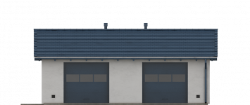 Elewacja projektu G155 - Budynek garażowy - 4
