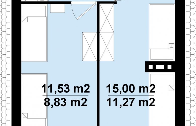 Projekt domu letniskowego G161 - Budynek letniskowy - 