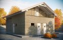 Projekt domu energooszczędnego G164 - Budynek garażowo - gospodarczy - wizualizacja 0