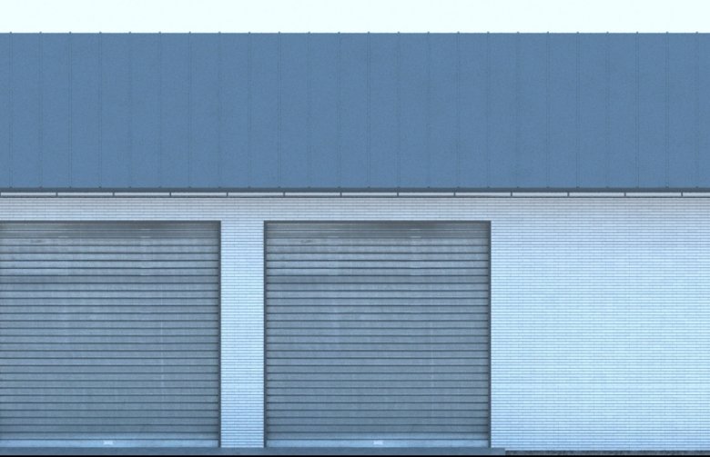 Projekt domu energooszczędnego G166 - Budynek garażowo - gospodarczy - elewacja 3