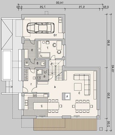 PARTER LK&1102 - wersja lustrzana