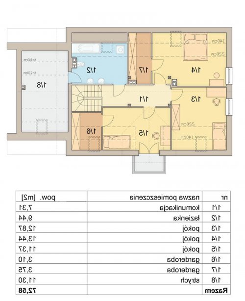 PODDASZE Kardamon G1 - wersja lustrzana