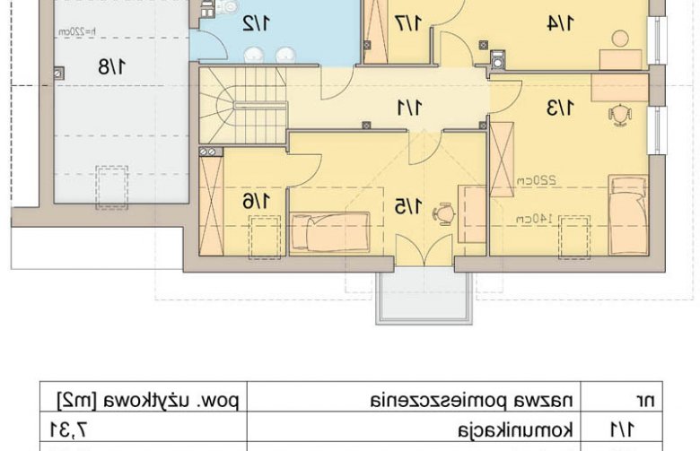 Projekt domu jednorodzinnego Kardamon 3 G1 - 