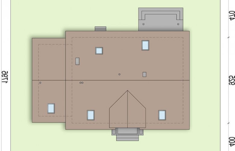 Projekt domu jednorodzinnego Kardamon 3 G1 - Usytuowanie - wersja lustrzana