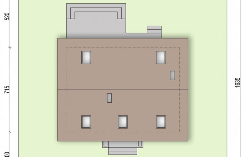 Projekt domu jednorodzinnego Cynamon - Usytuowanie