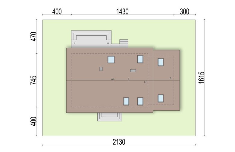 Projekt domu jednorodzinnego Migdał 2 - Usytuowanie