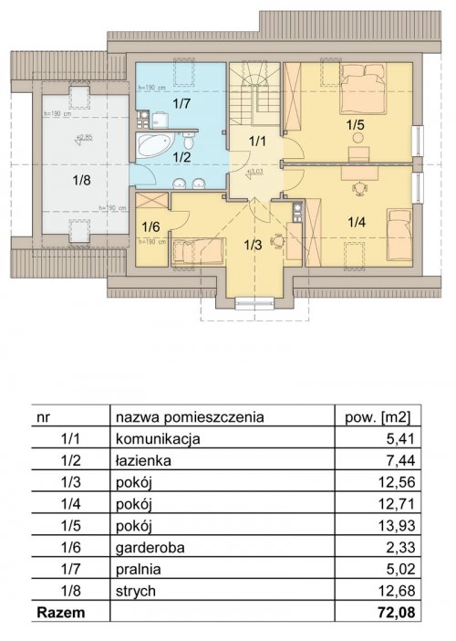 Rzut projektu Marcello 2