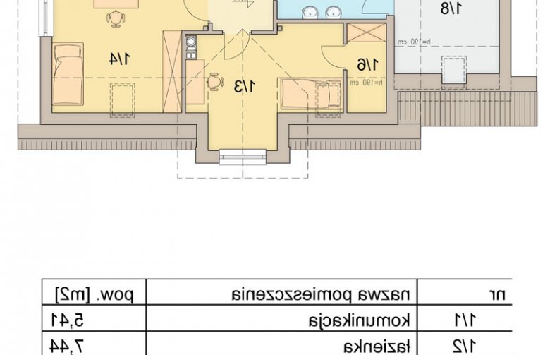 Projekt domu jednorodzinnego Marcello 2 - 