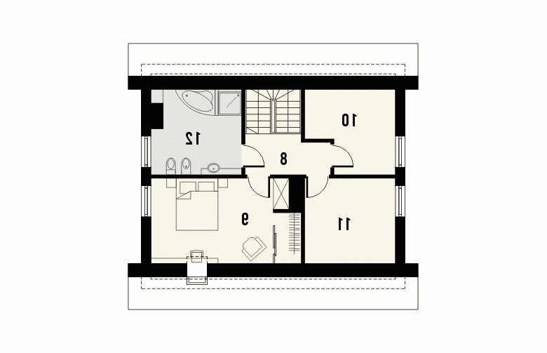 Projekt domu jednorodzinnego CALVADOS - 